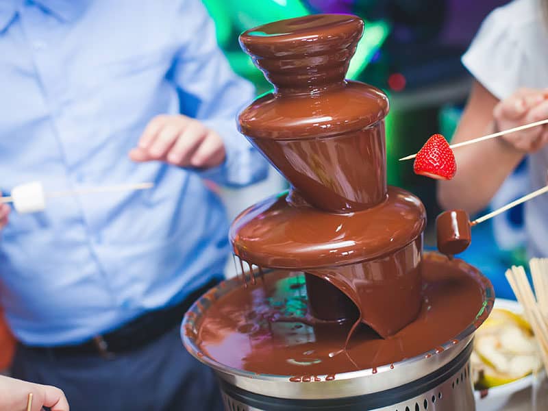 Chocolate Fountain on Kids