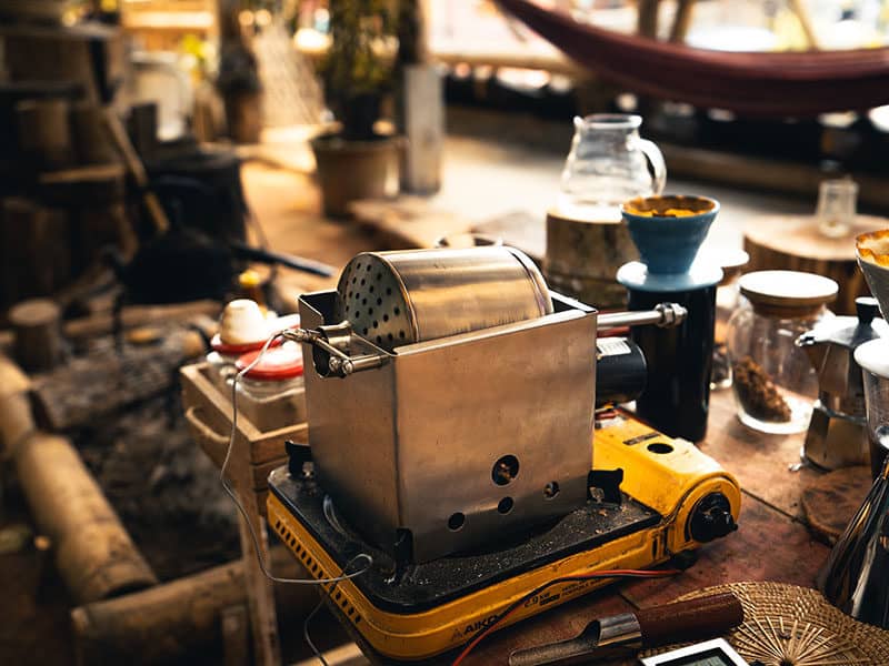 Coffee Roasters on Gas Stove