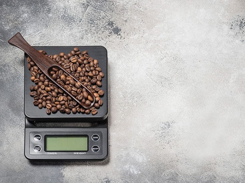 Scale Coffee Beans