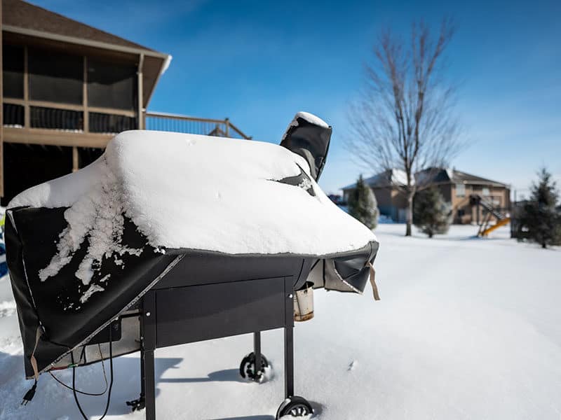 Snow Covered Grill