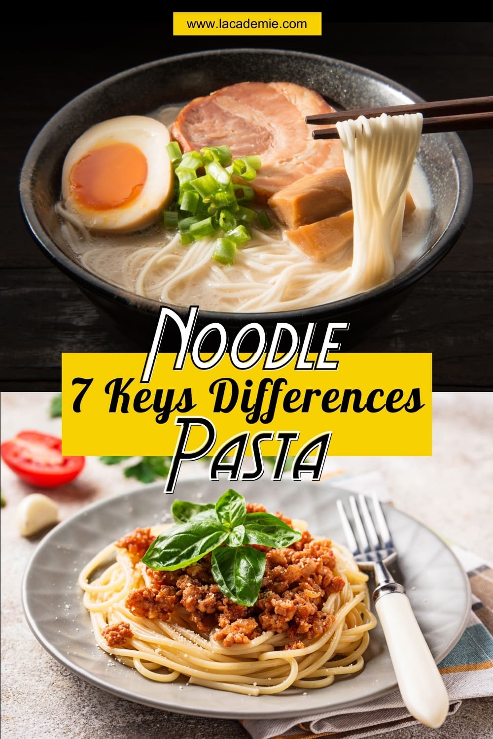 Key Differences Between Noodles And Pasta