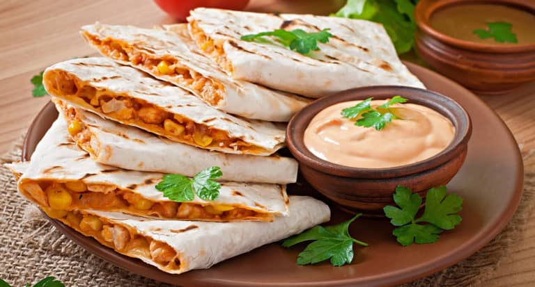 Mexican Quesadilla Sliced