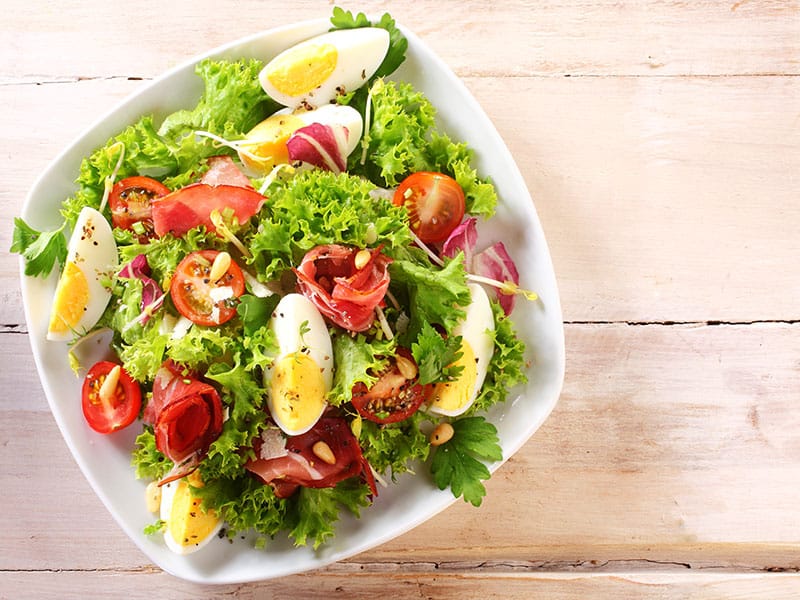 traditionele eiersalade 