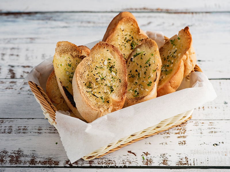 Pan de ajo con queso