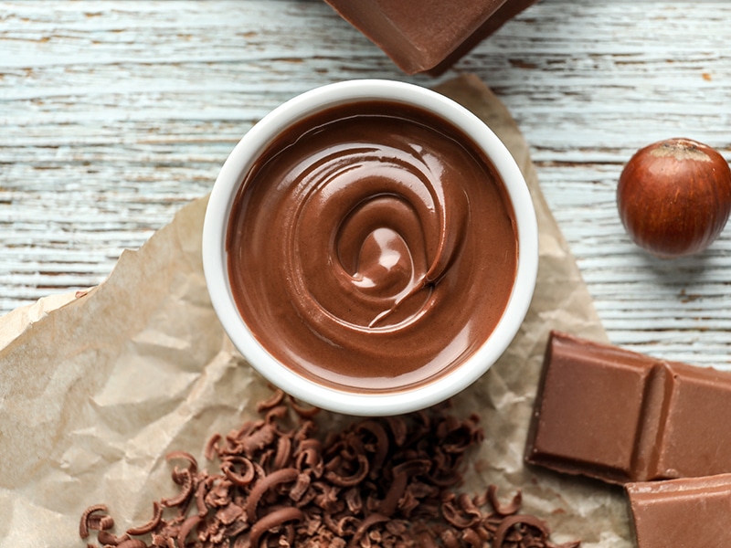 Bowl Melted Chocolate