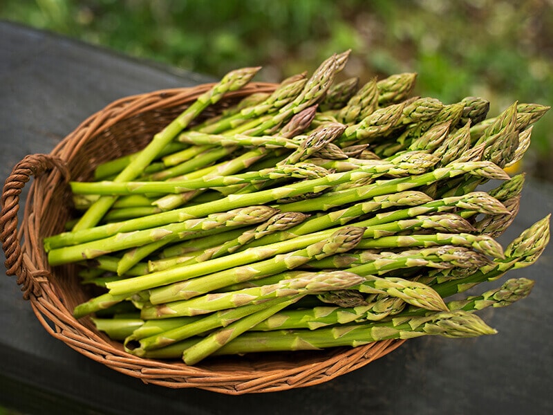Asparagus in Basket
