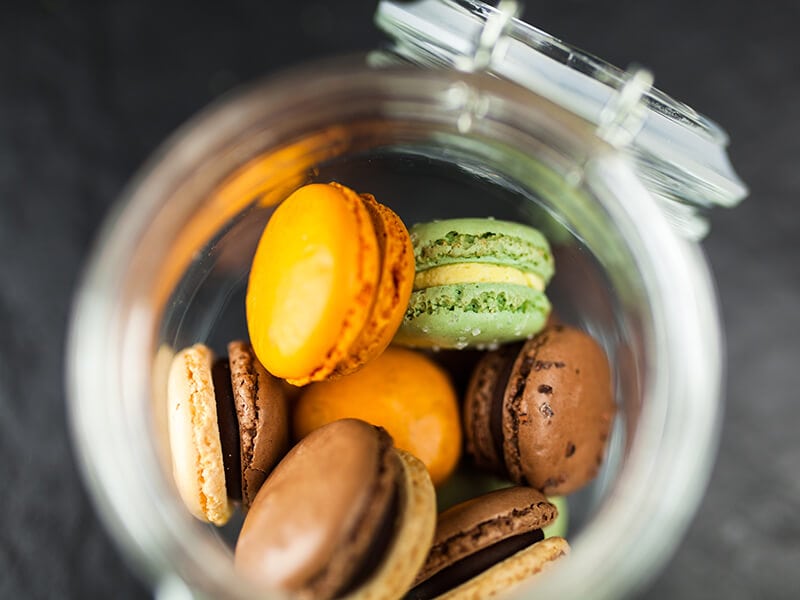 Container Keep Macarons