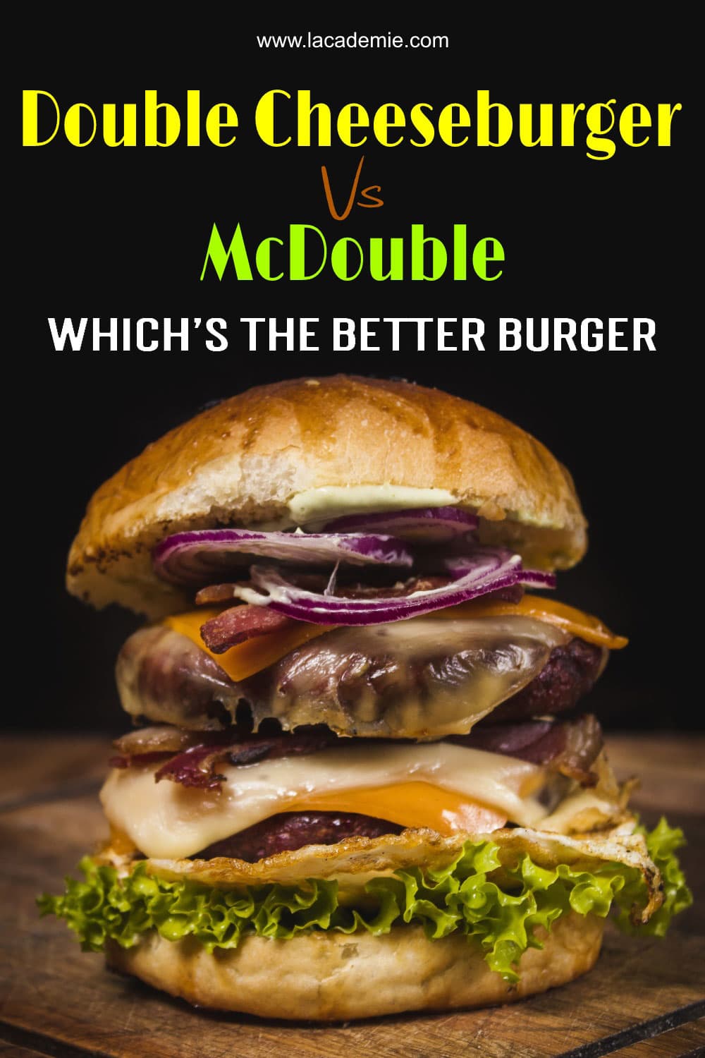 Double Cheeseburger Vs McDouble: Burger Showdown 2024