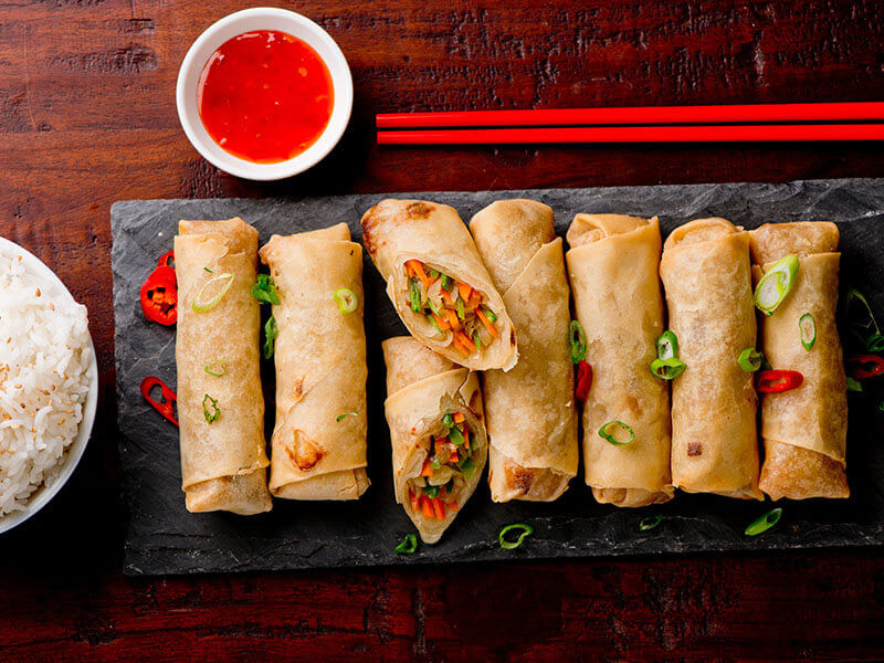 Egg Rolls Spring Fried