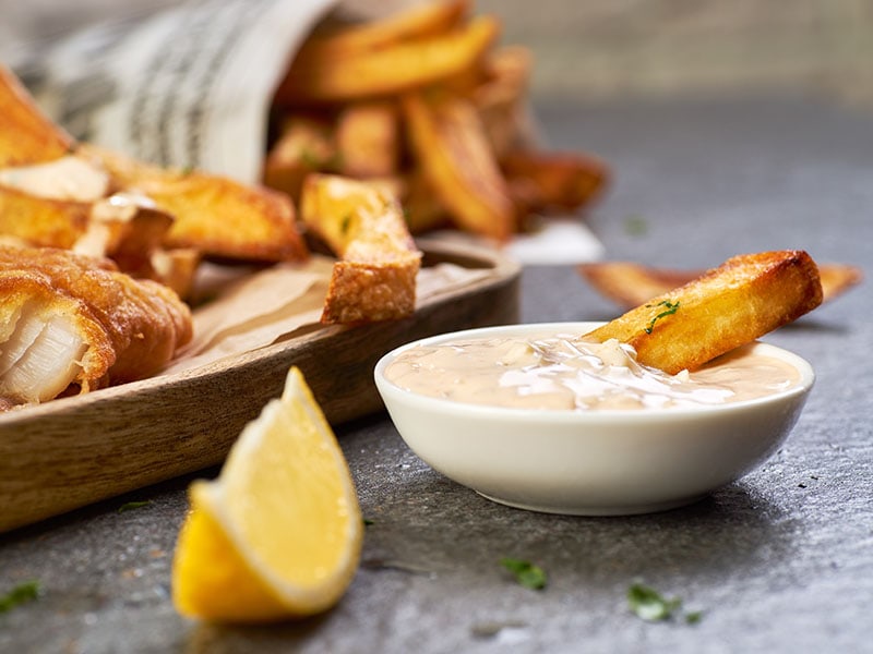 French Fries Dips Sauce Tartar