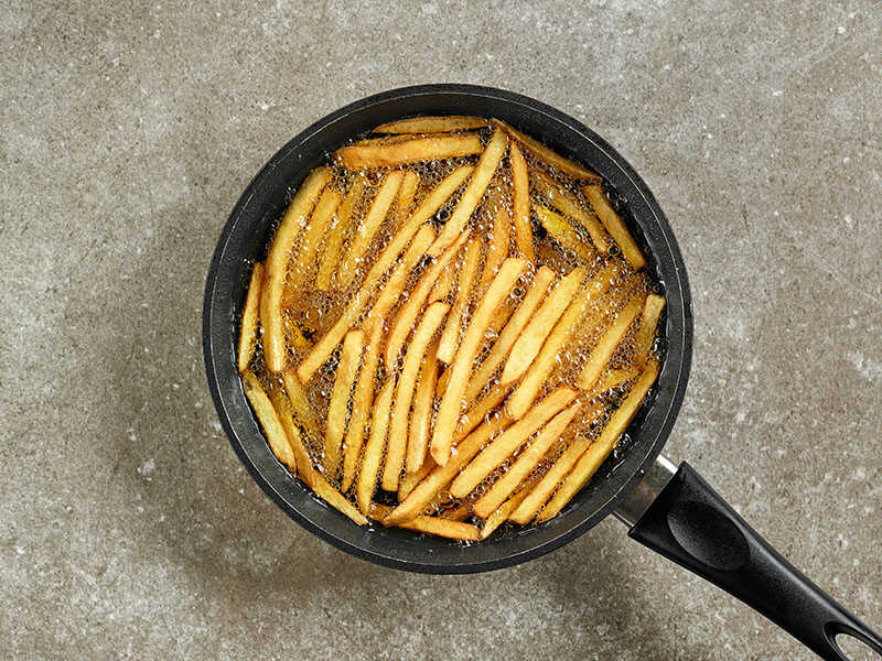 Frying French Fries Pan