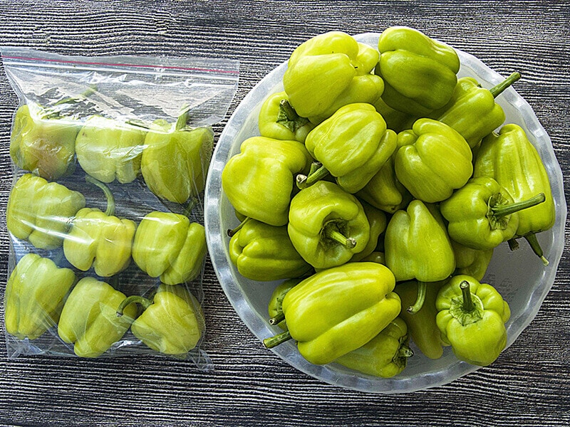 Chili Peppers in Bag