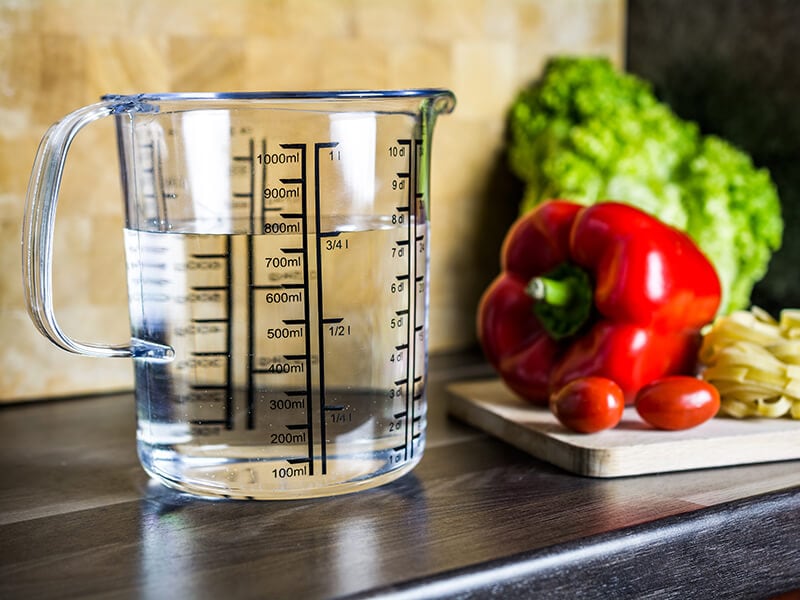 Water in Measuring Cup