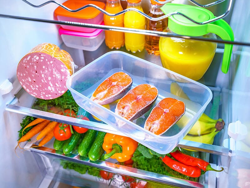 Refrigerator Defrost Food