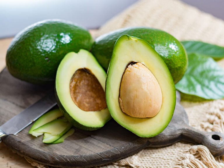 Green Ripe Avocado