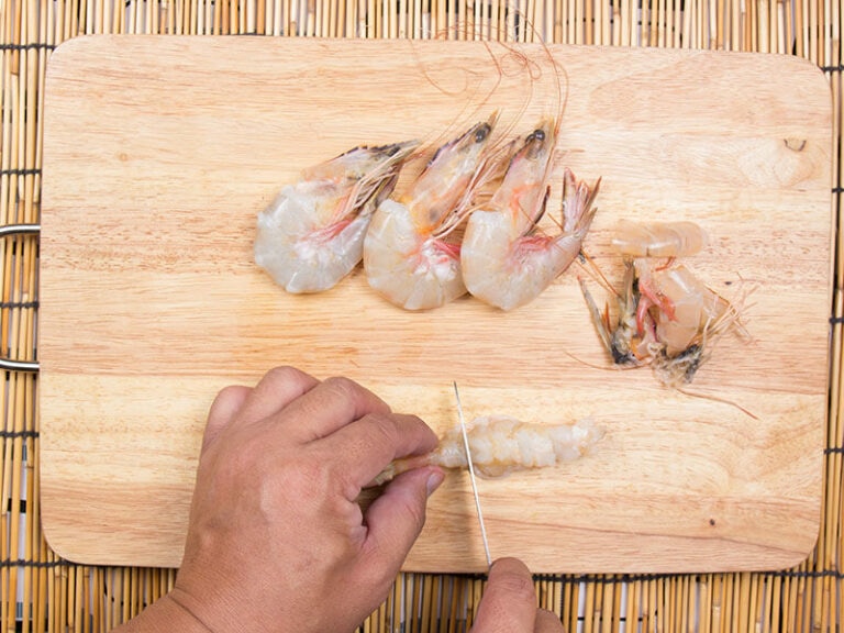 Raw Shrimp Knife