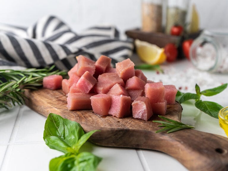 Raw Tuna Fillet Cut