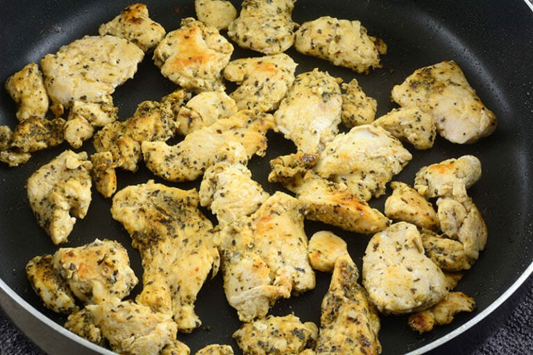 Sauteed Chicken Breast Pieces