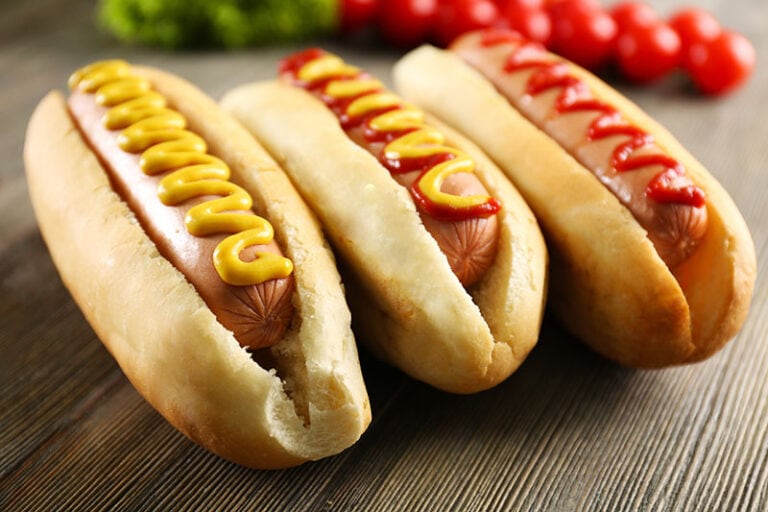 Tasty Hotdogs Vegetables