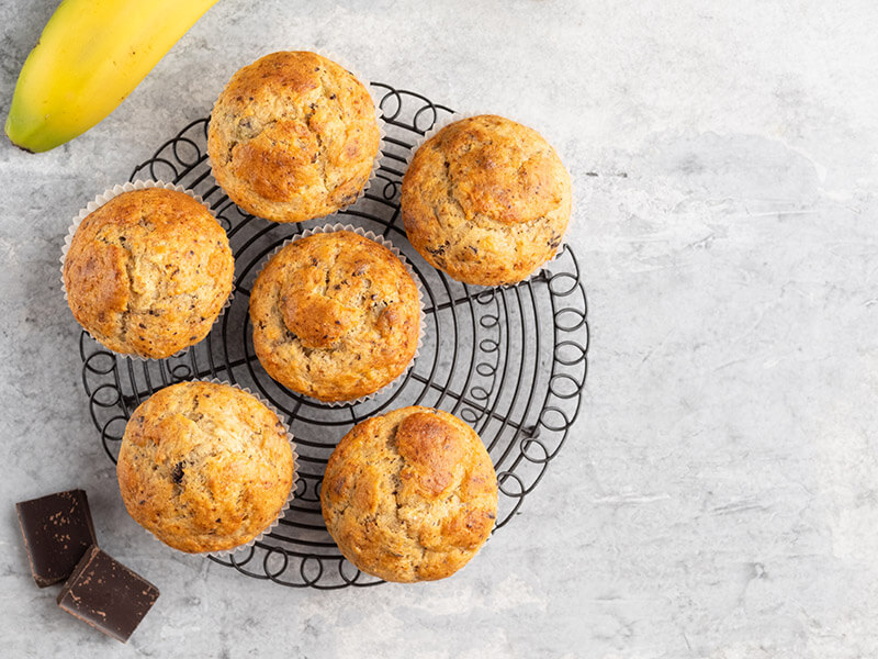 Sweet Banana Muffins