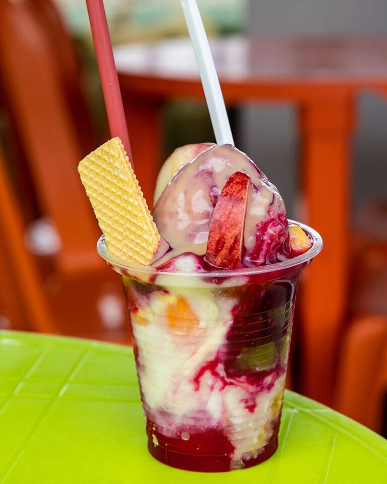 24 Colombian Street Foods To Savor For Authentic Experience In 2024   Colombian Shaved Ice And Fruits 768x960 