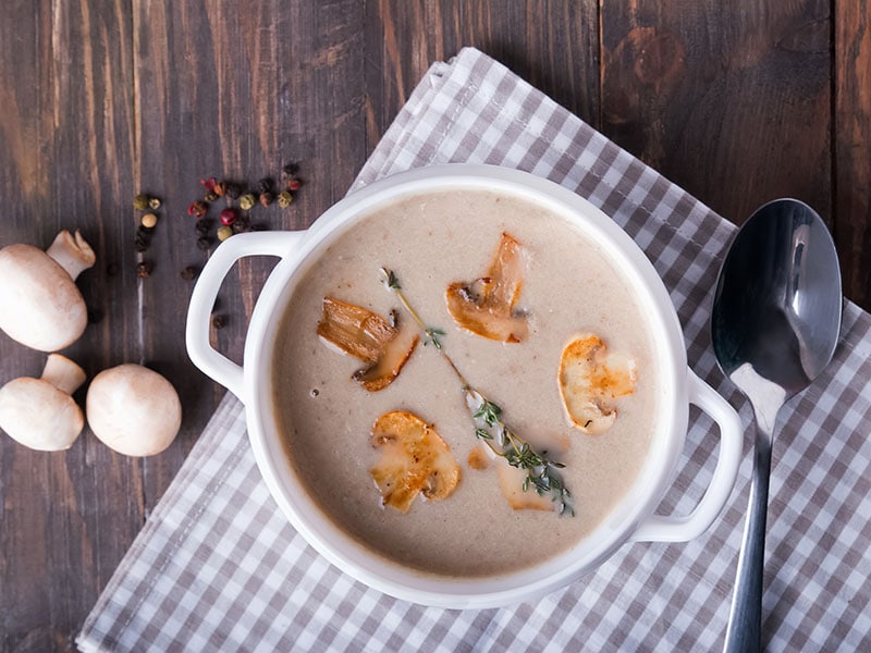 Homemade Cream Of Mushroom Soup