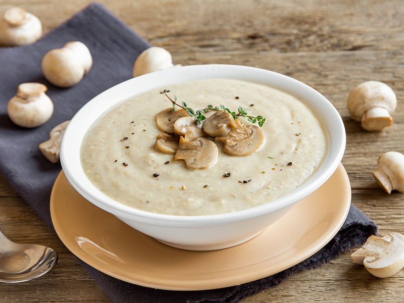 Vegan Cream Of Mushroom Soup