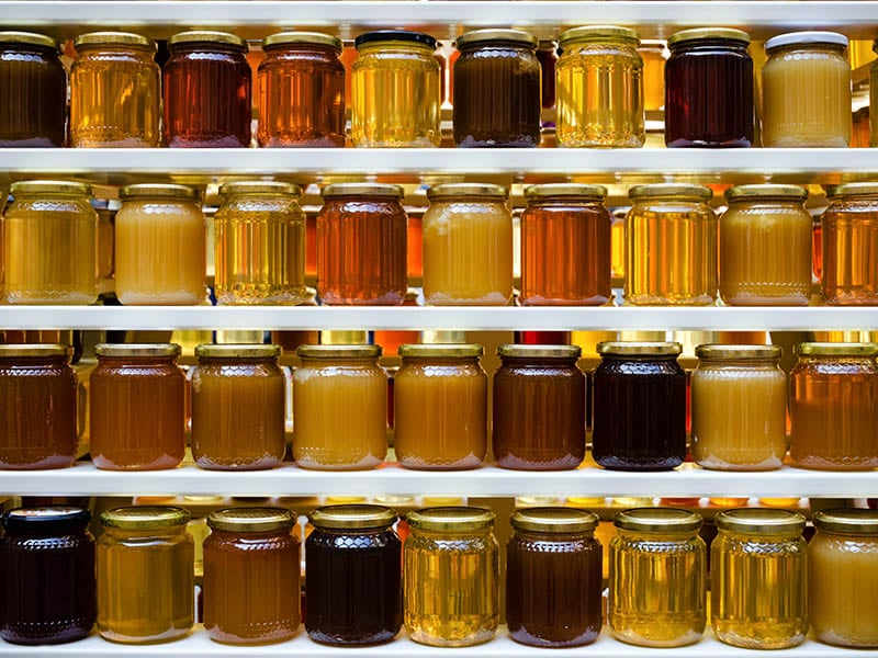 Various Kinds Of Honey