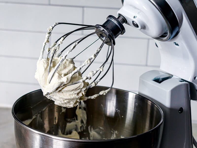 Mixing Whipped Cream