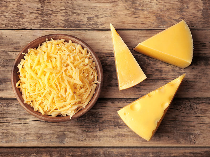 Bowl Grated Cheese