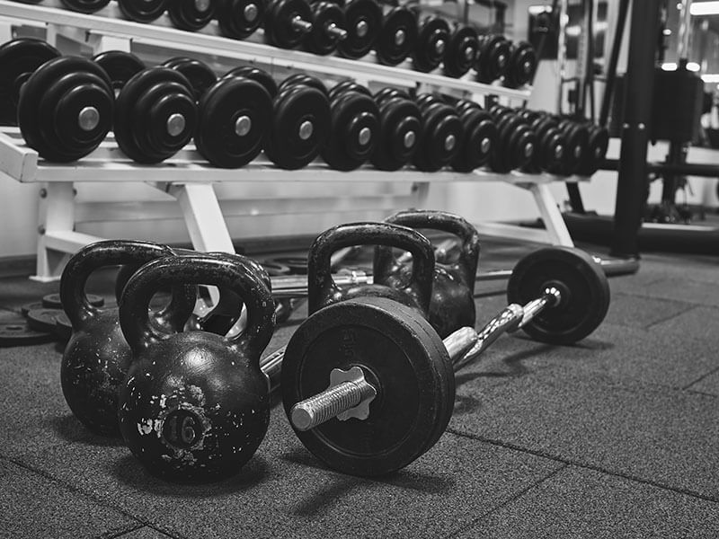 Dumbbells Kettlebells