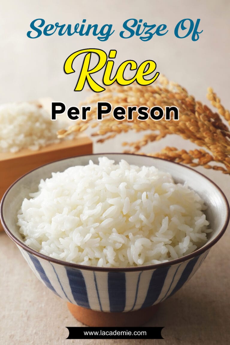 Serving Size of Rice per Person: Expert Guide 2024