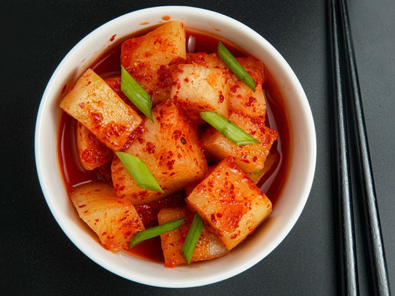 Cubed Radish Kimchi