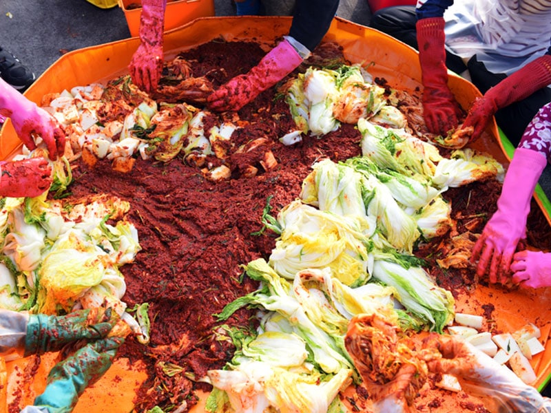 Making Kimchi