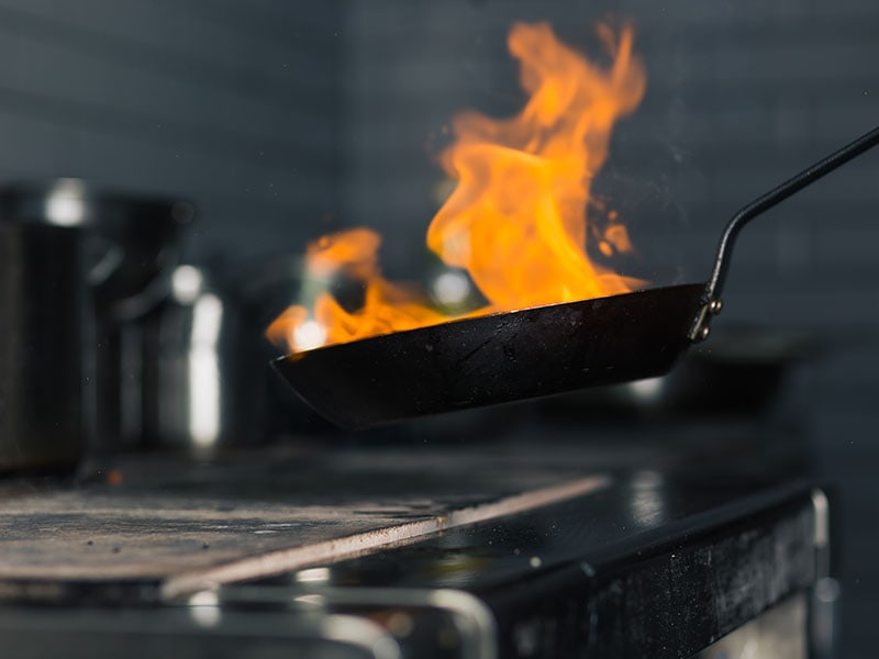 Chef Restaurant Kitchen Stove