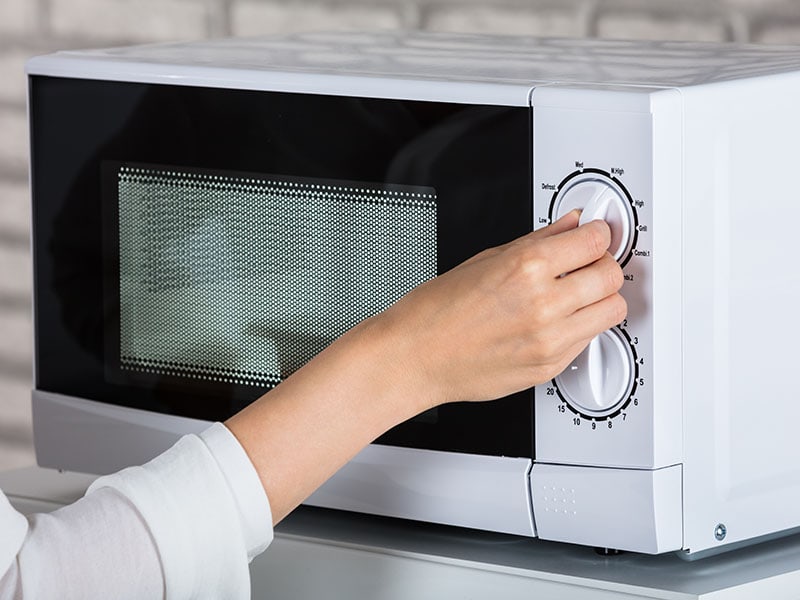 Using Microwave Oven Heating