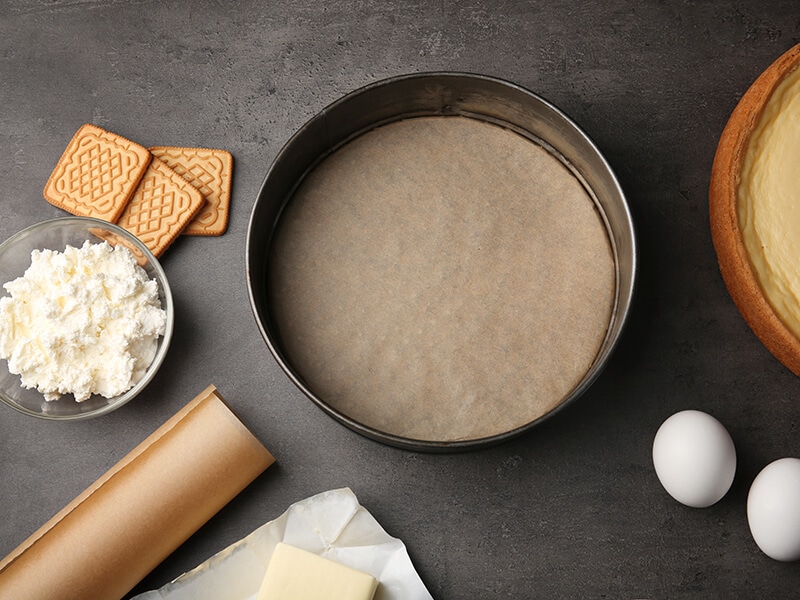 Baking Pan And Ingredients