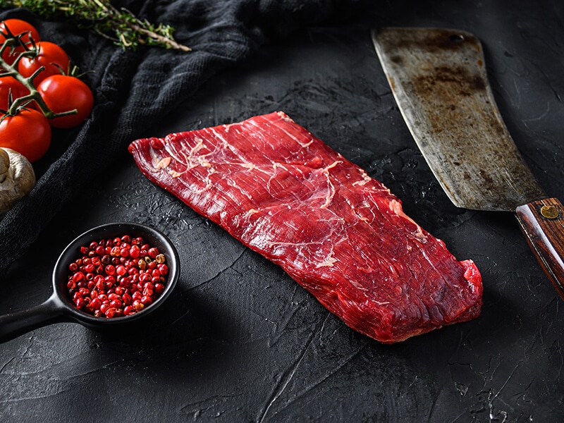 Bavette Steak With Pink Pepper