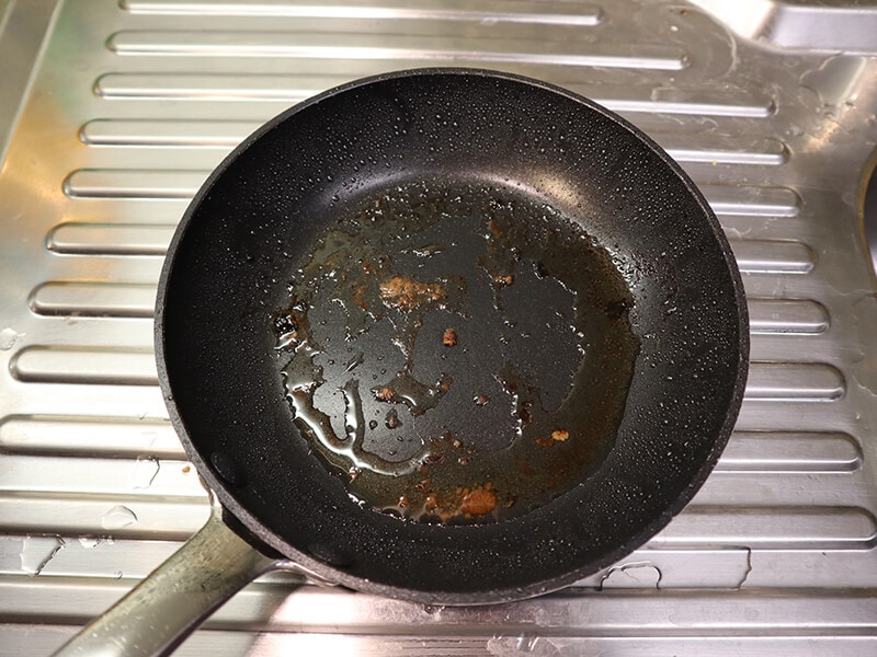 Black Dirty Non-Stick Frying Pan