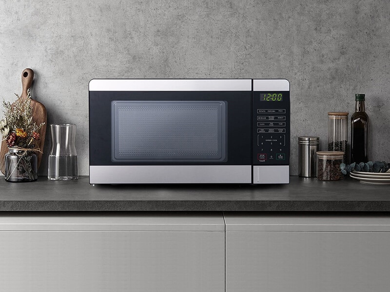 Black Microwave Oven