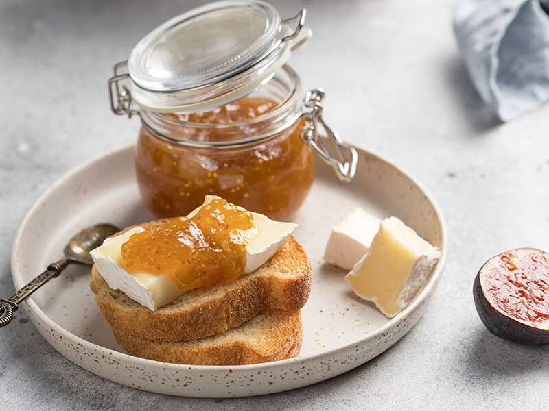 Breakfast Toasts With Camembert Cheese