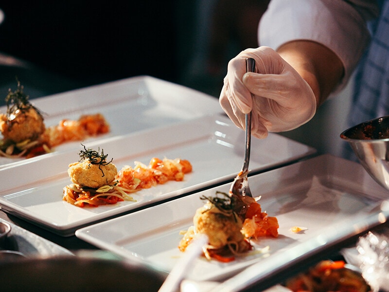 Chef Preparing Food Meal