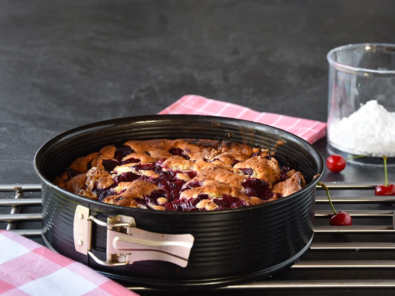 Cherry Cake In Springform Pan