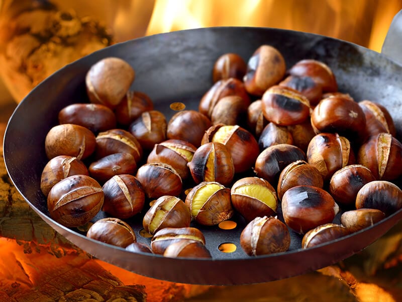 Chestnuts In Wok