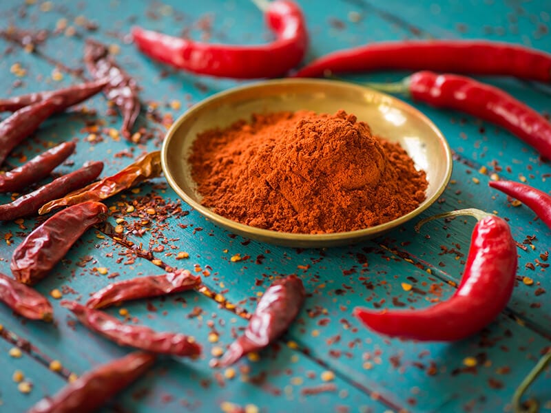 Chili Powder And Dried Peppers