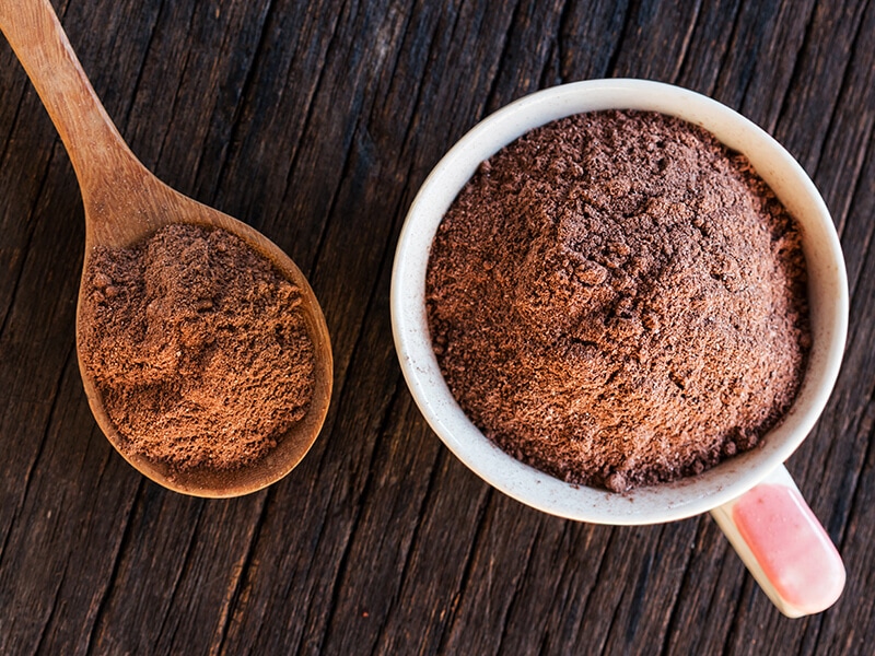 Cocoa Powder On Cup