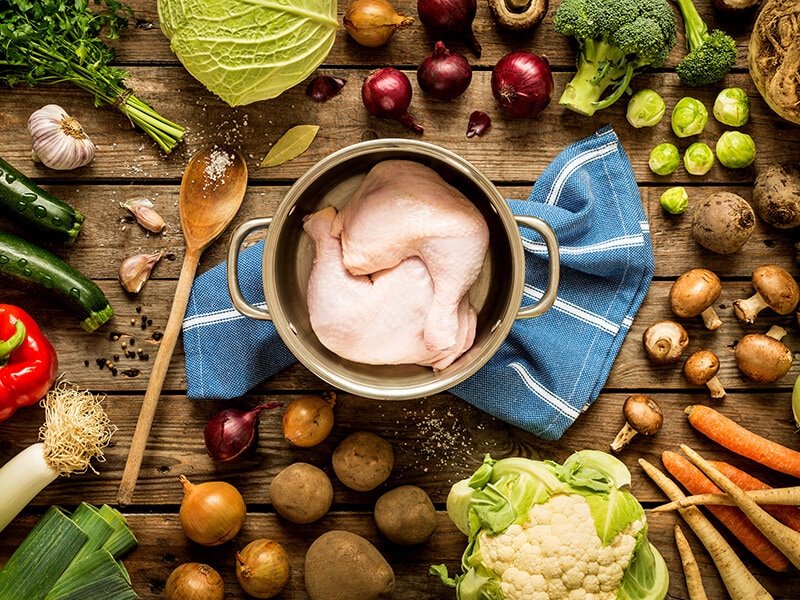 Cooking Chicken Stock