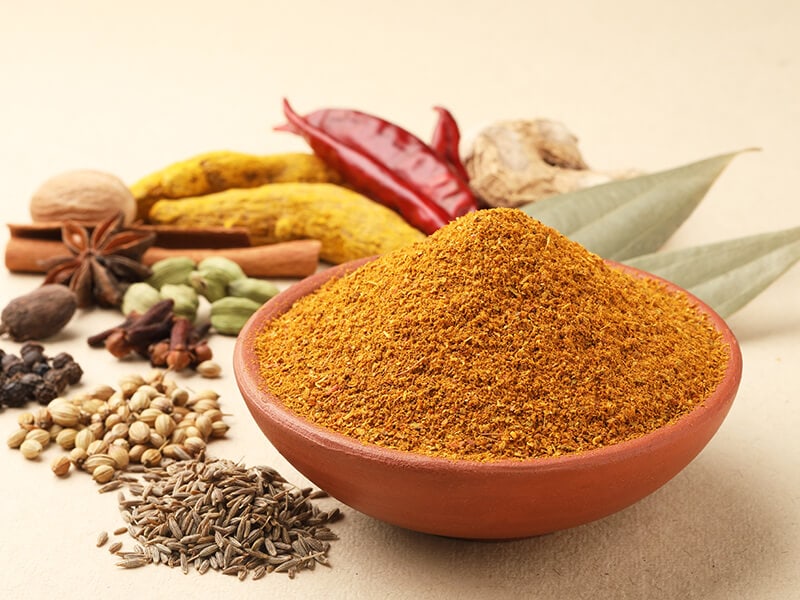 Curry Masala Powder With Ingredients