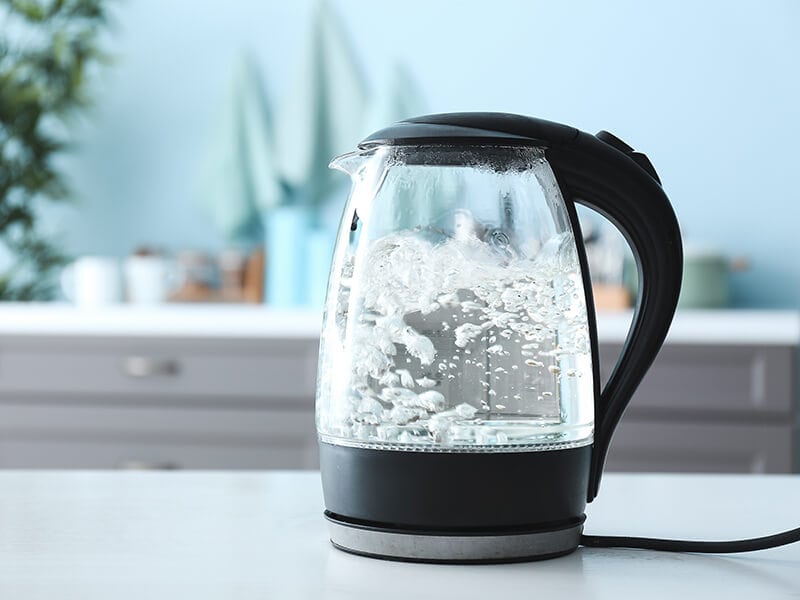 Electric Kettle Boiling Water