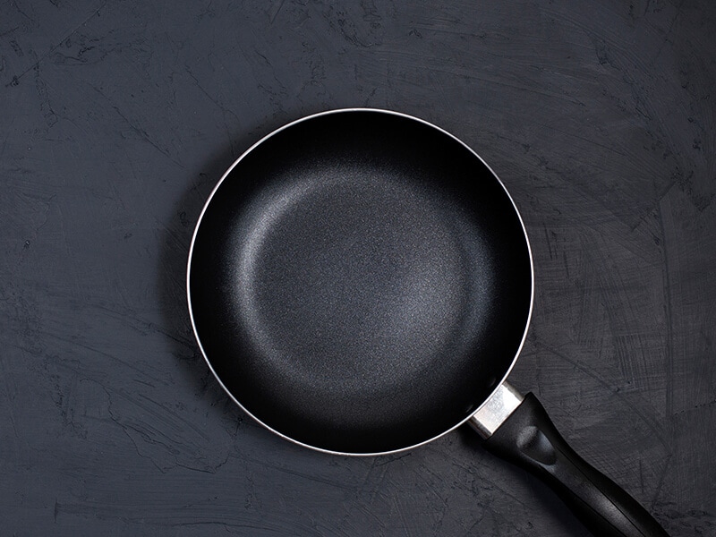 Empty Black Frying Pan